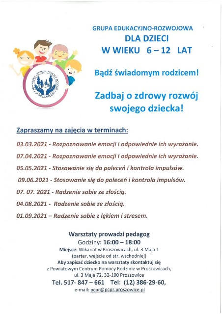 Oferta Powiatowego Centrum Pomocy Rodzinie w Proszowicach - Obrazek 3